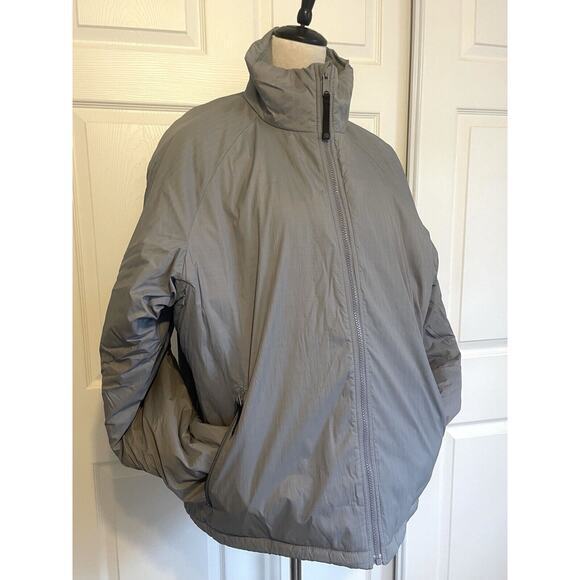 Men’s Columbia Puffer Jacket Gray Size Large | Clean | Gray Lined Coat | Ski - Picture 3 of 8